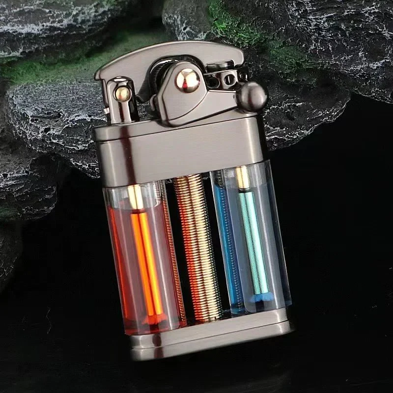 OUTBLAZE – Multi-fuel outdoor lighter with transparent casing for adventure - Image 9