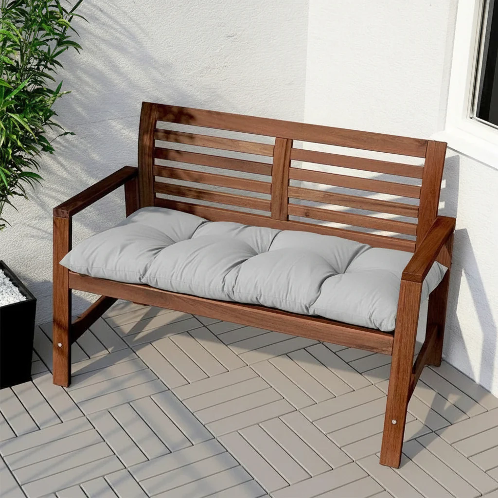 OUTCUSH – Quilted outdoor bench cushion for weatherproof seating comfort - Image 3