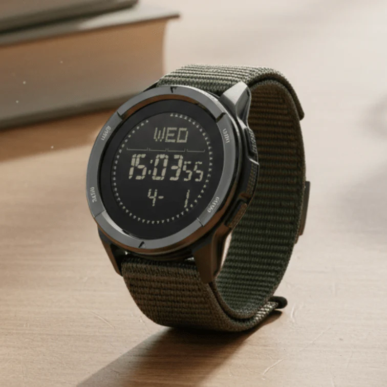 OUTDOORTIME – Sports watch with carbon design for adventure