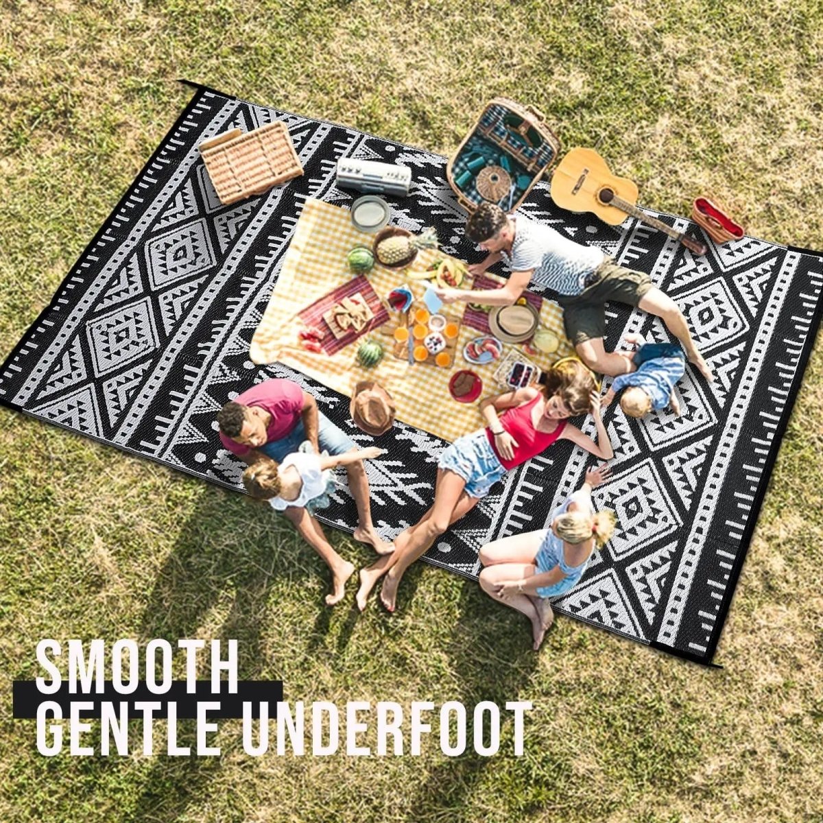 OUTWEAVE – Durable Waterproof Reversible Outdoor Artificial Straw Mat for Terrace & Picnic - Image 5