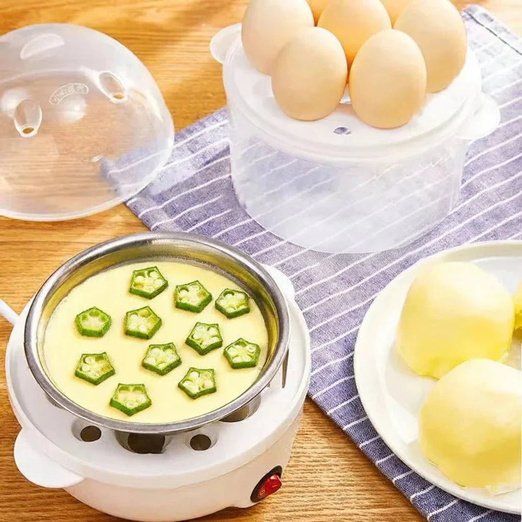 OVASTEAM – Electric Double-Layer Egg Cooker for Fast, Even Steaming - Image 6