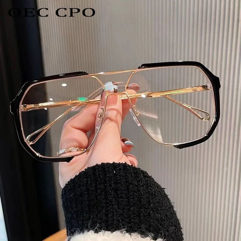 OVERSIZE SHADE - Square women's sunglasses with UV400 & colour change lenses - Image 5
