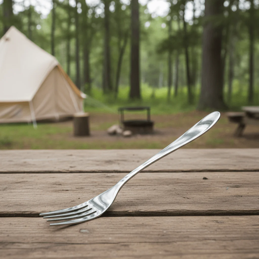 PACKTI – Ultralight titanium cutlery set for camping & trekking