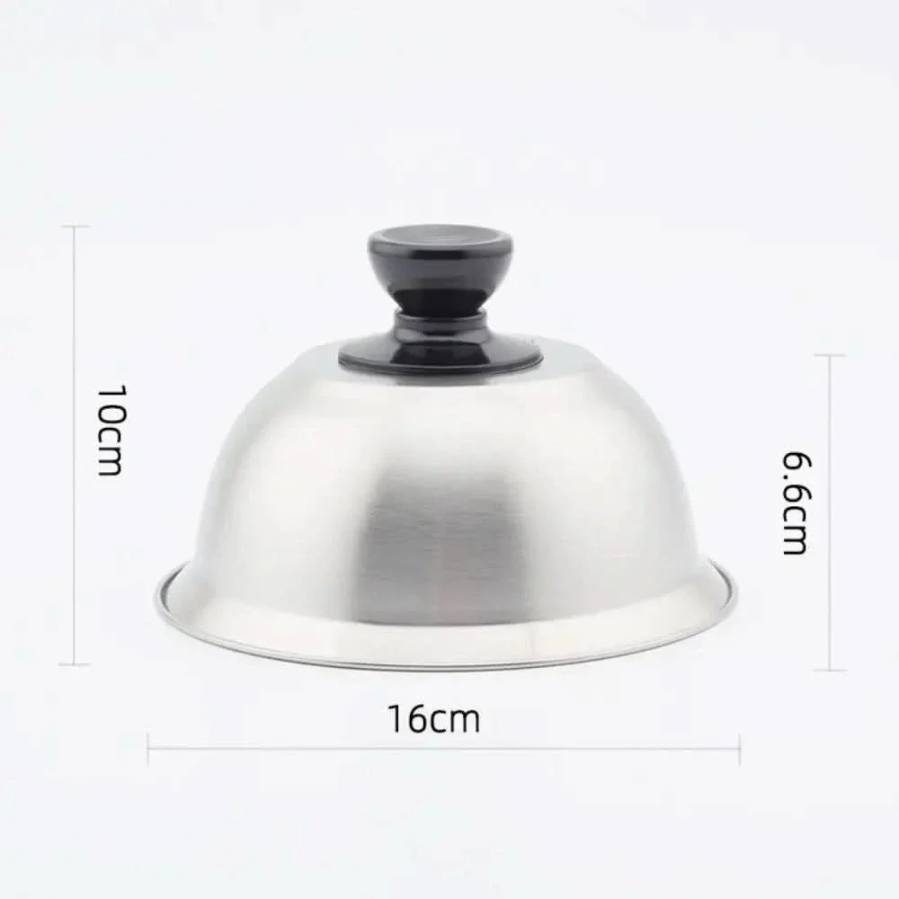 PanShield – stainless steel lid for even cooking & melting - Image 8