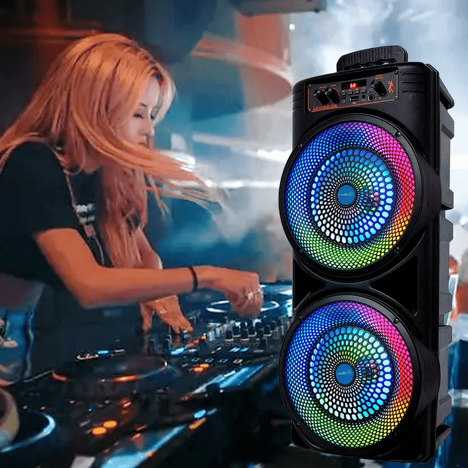 PARTYBOOM – 6000W Bluetooth speaker system with powerful bass & microphone - Image 2