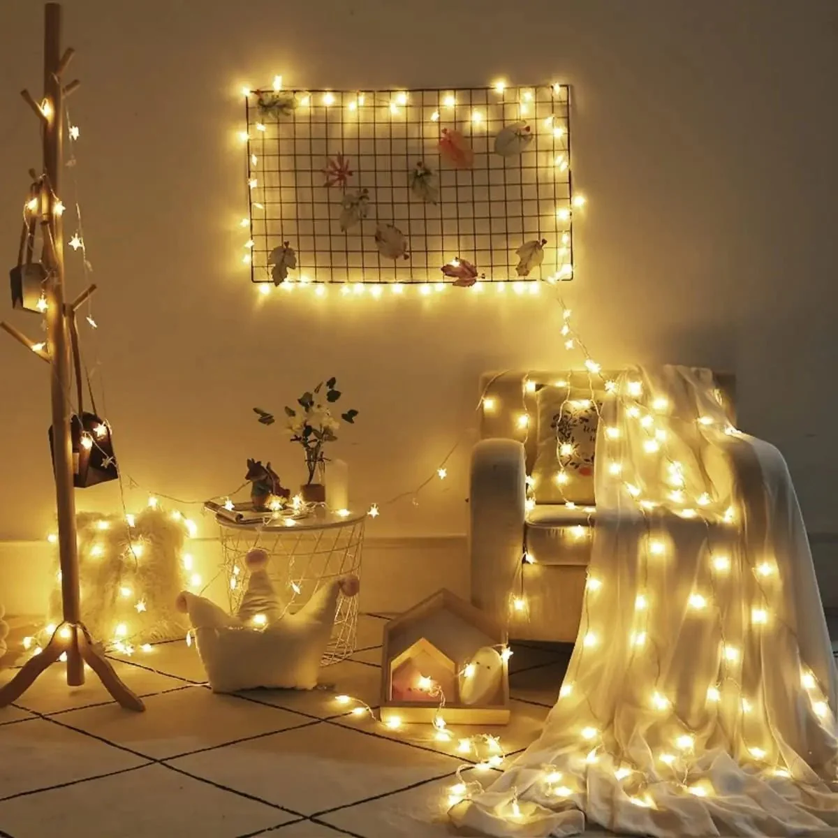 PARTYFLARE – LED string lights with warm glow & colorful sparkle - Image 4
