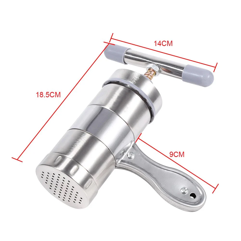 PASTAMAX – Hand-operated pasta maker made of stainless steel with 5 shaping options - Image 6