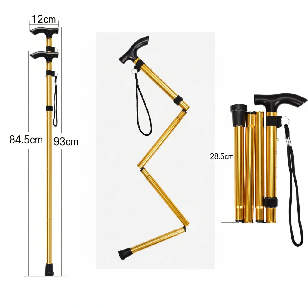 PATHGRIP – Adjustable Aluminum Trekking Poles for Secure Grip and Stable Stance - Image 5