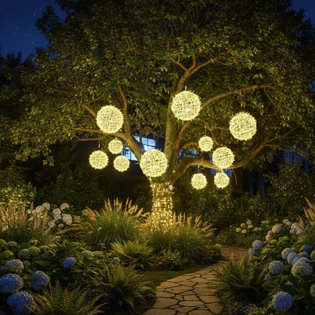 PATIOLUX – Elegant LED light sphere for stylish balcony & terrace ambiance - Image 4
