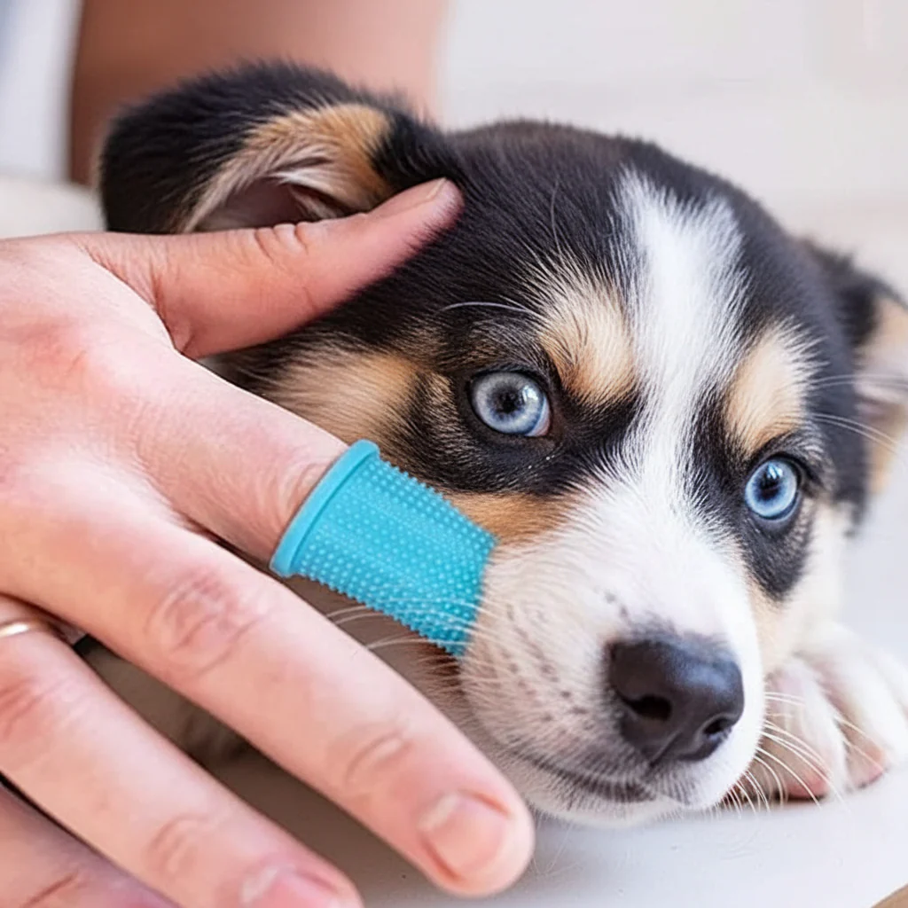 PAWCLEAN PRO - 360° silicone finger toothbrush for safe dental care for dogs - Image 2