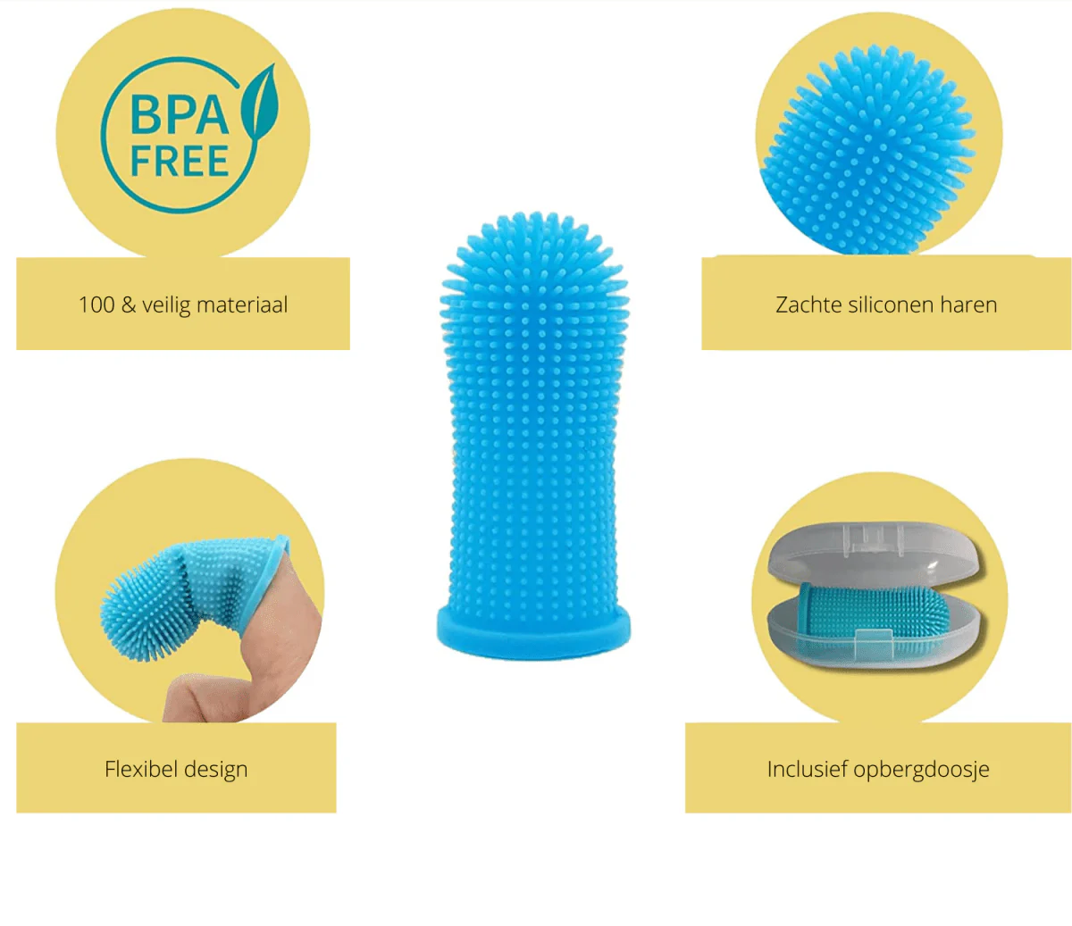 PAWCLEAN PRO - 360° silicone finger toothbrush for safe dental care for dogs - Image 3