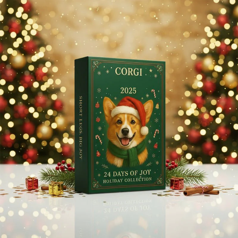 PAWCOUNT – Cute Puppy Advent Calendar with 24 Surprises for Festive Joy & Gifts