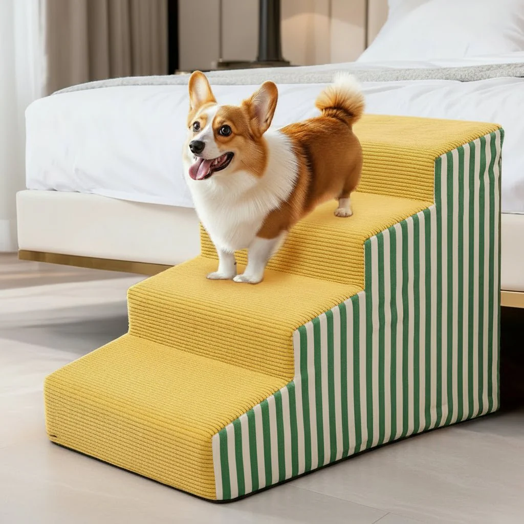 PAWGLIDE CORE – Supportive Foam Dog Stair with Gentle Incline and Secure Grip - Image 5