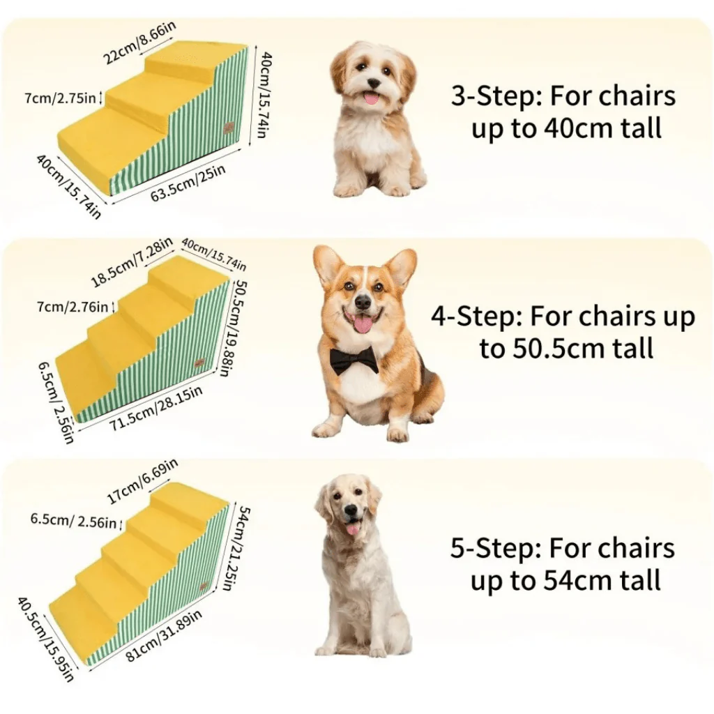 PAWGLIDE CORE – Supportive Foam Dog Stair with Gentle Incline and Secure Grip - Image 7