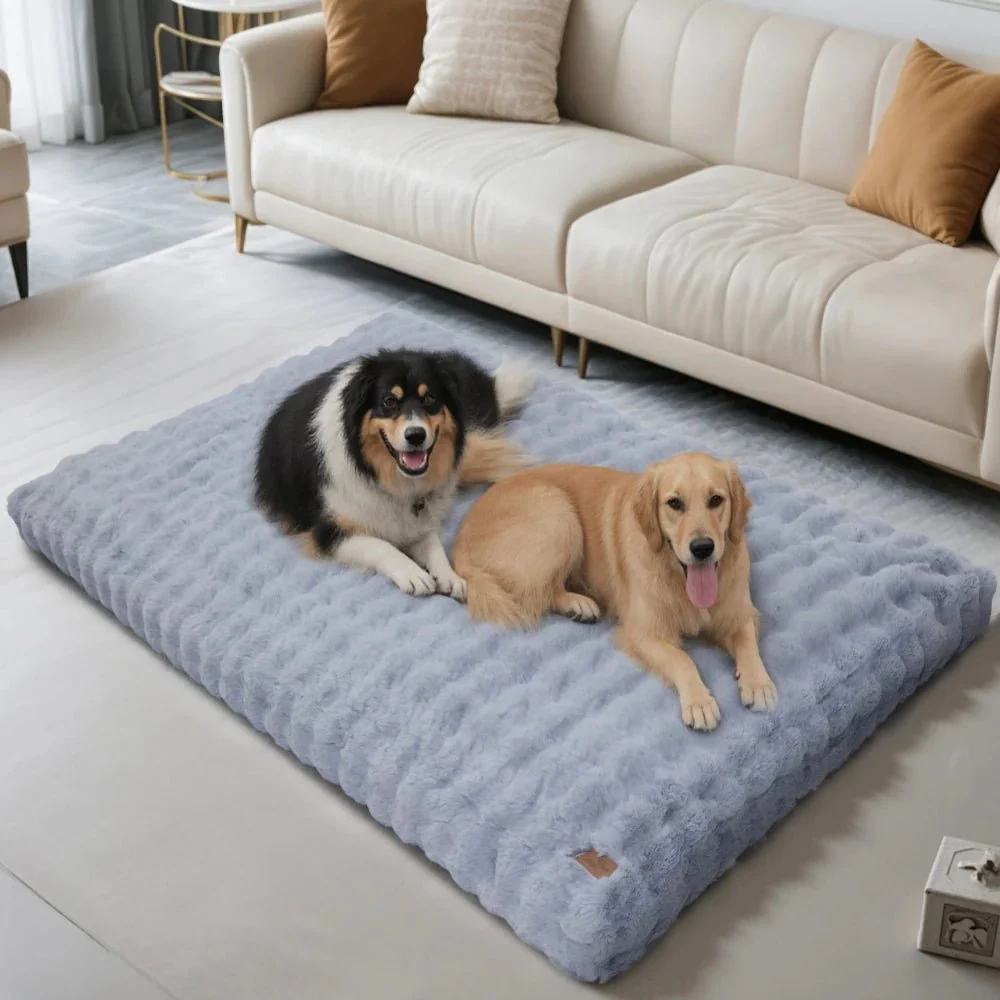 PAWLYTE – Thick plush bed with water-repellent cover - Image 5