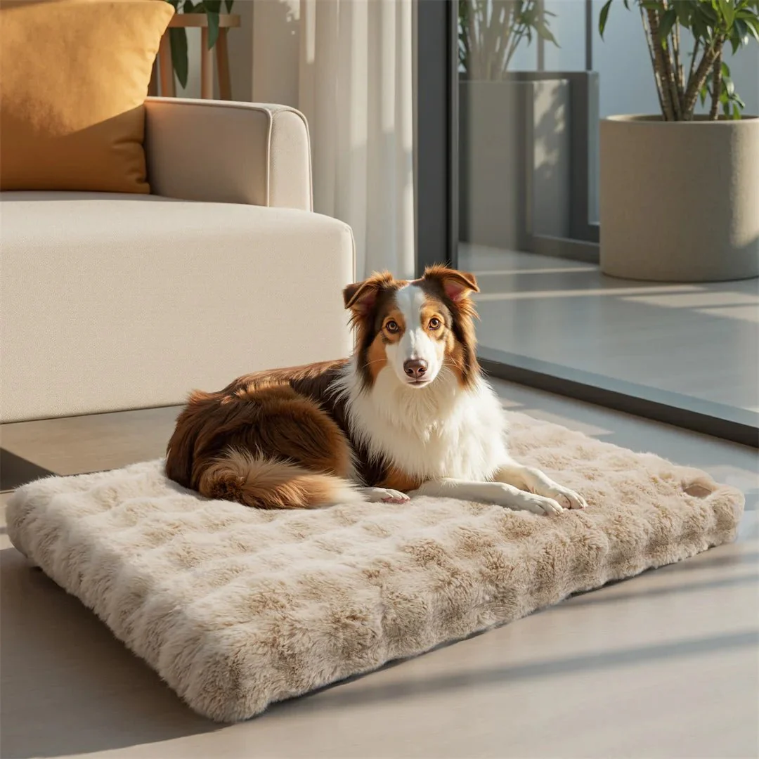PAWLYTE – Thick plush bed with water-repellent cover - Image 6