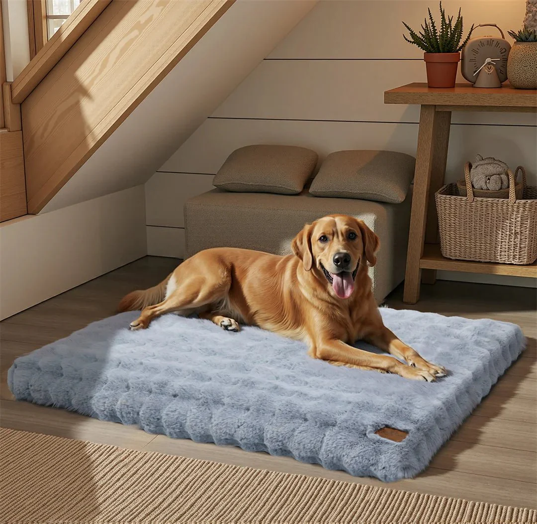 PAWLYTE – Thick plush bed with water-repellent cover - Image 7