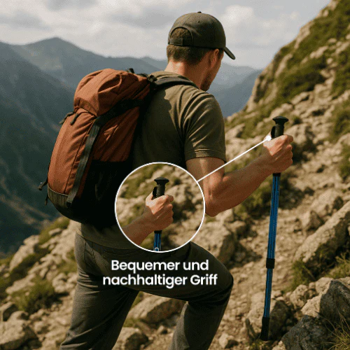 PEAKPATH – Adjustable Trekking Poles for Stability & Comfort - Image 5