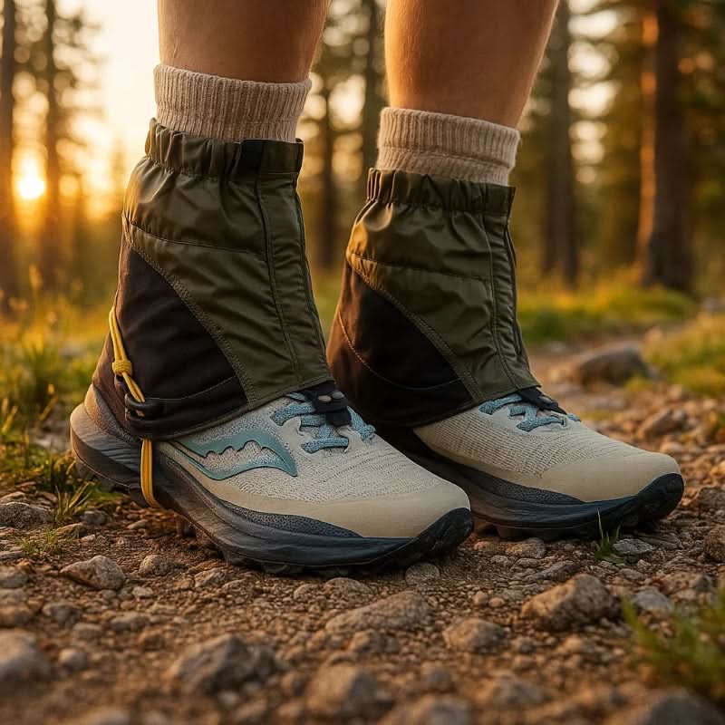 PEAKWALK – 20D waterproof hiking gaiters with extended knee protection