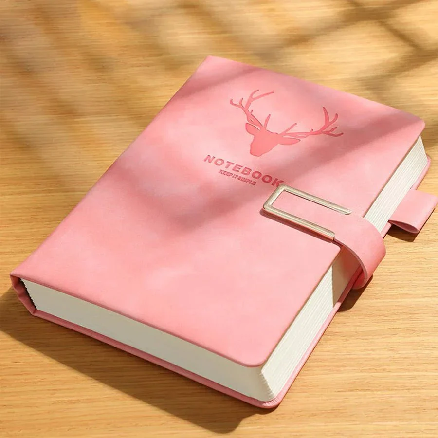 PENVOIR – A5 leather notebook with 200 pages, personalized cover & integrated bookmark - Image 13