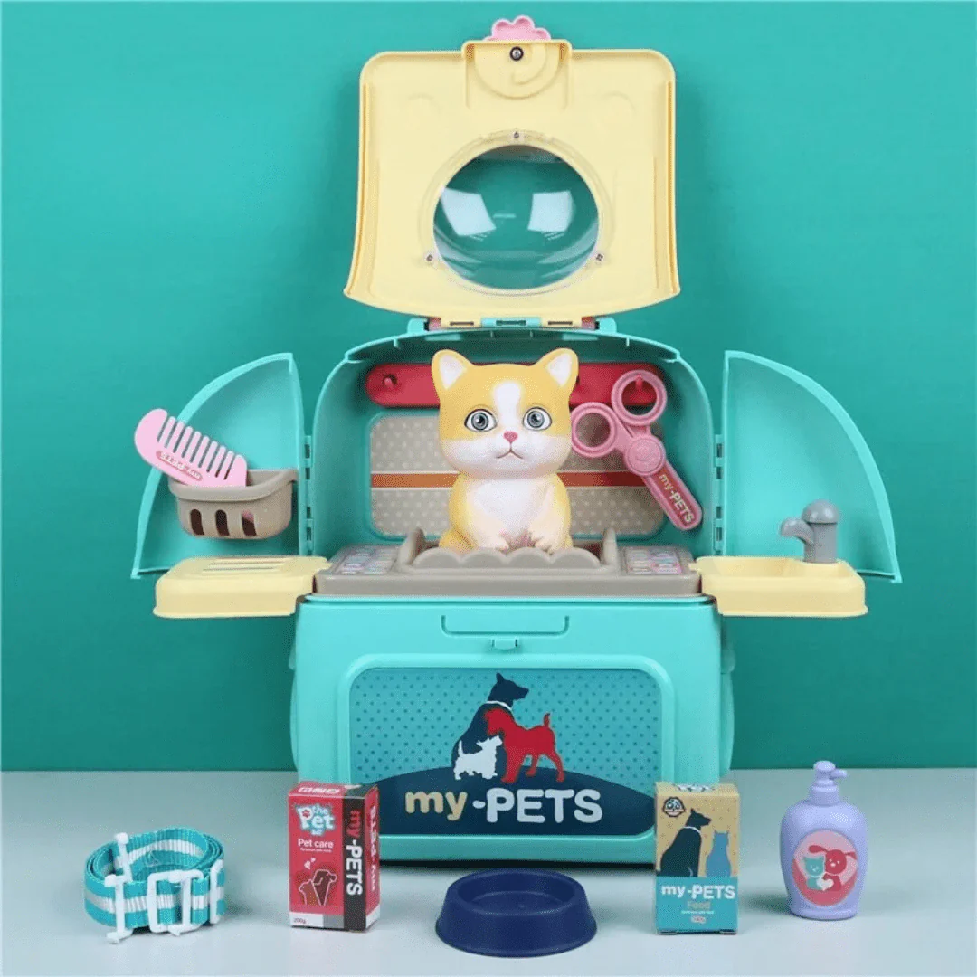 PetCare Playset - Animal care set for children with learning fun