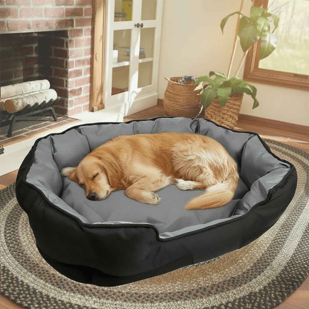 PETSOFA – Orthopedic Foam Dog Bed in Cozy Washable Basket Design