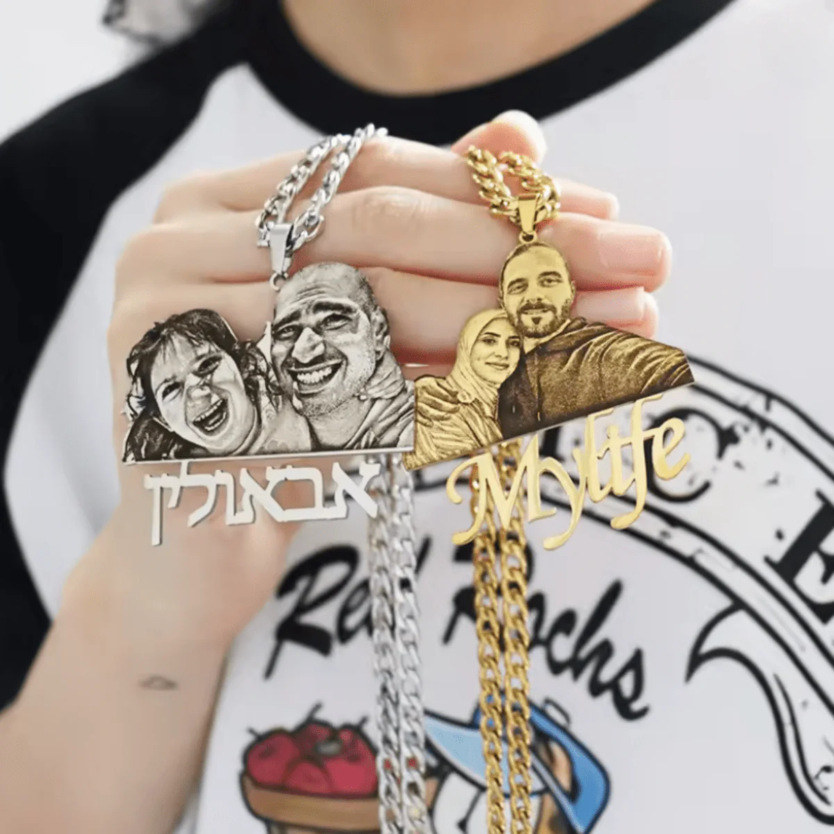 PHOTERA – Stainless Steel Necklace with Customizable Photo Pendant - Image 6