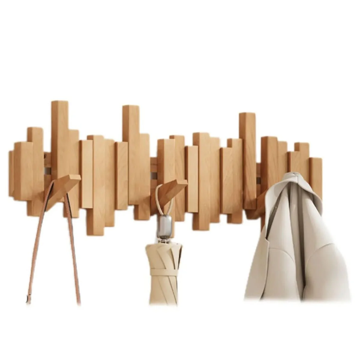 Piano Wall Hook - Wooden wall coat rack in piano design for hallways, bedrooms & offices - Image 4