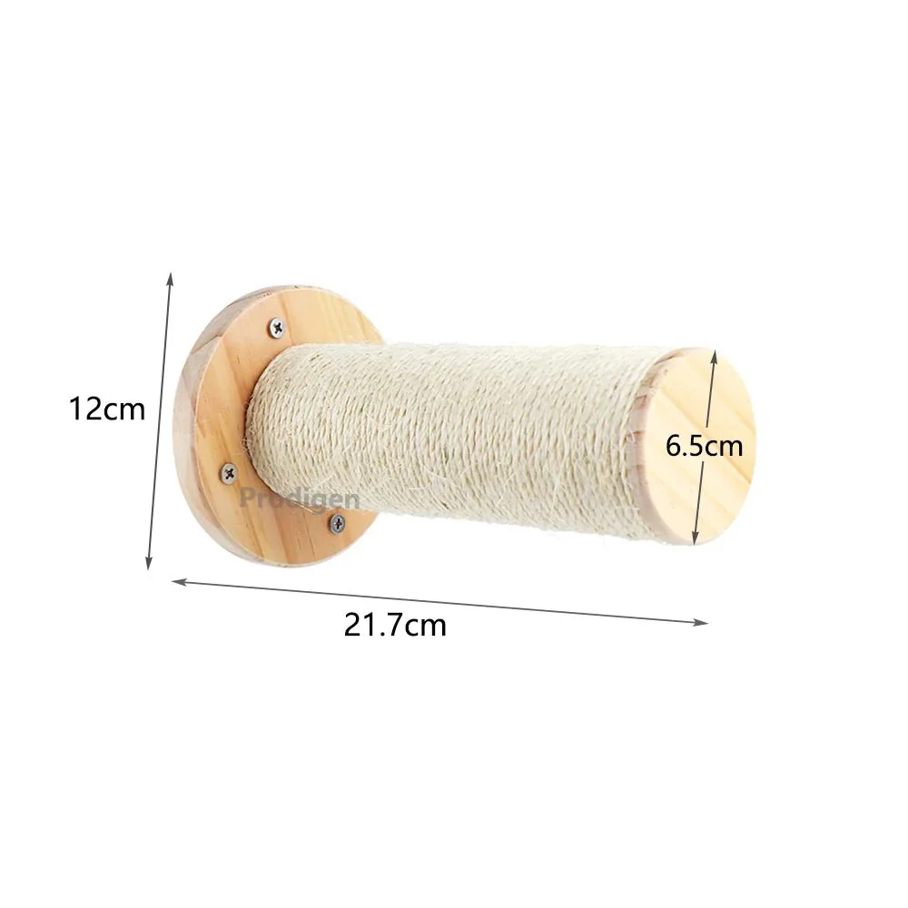 PINEPAWLOFT – Cat wall shelves made of natural wood with cozy fabric padding - Image 16