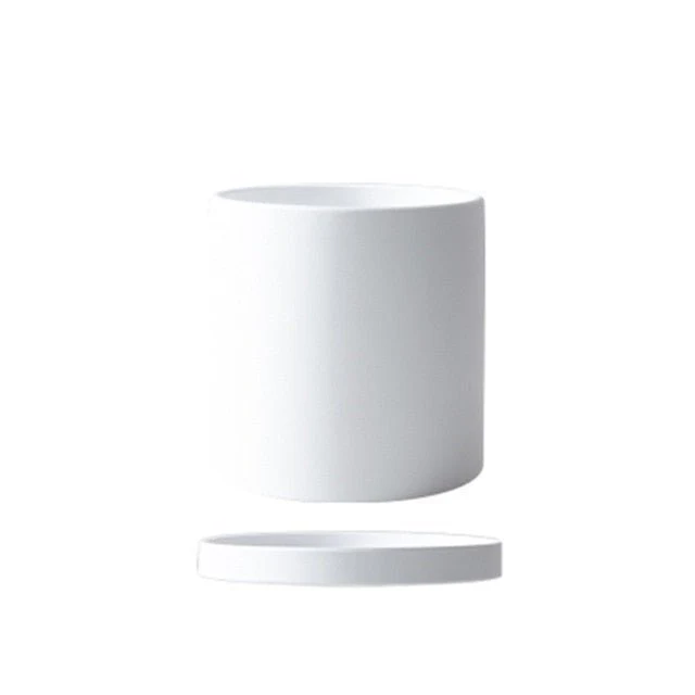 PLANTIVA – Elegant flowerpot made of ceramic with saucer - Image 10