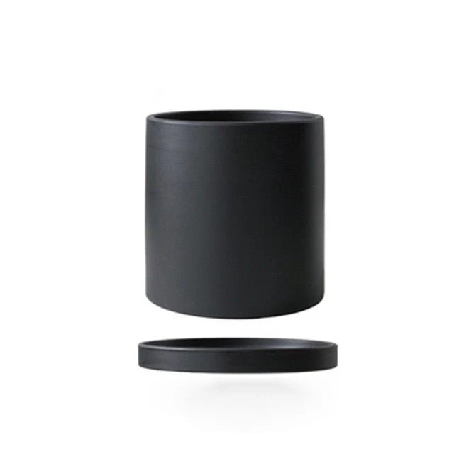 PLANTIVA – Elegant flowerpot made of ceramic with saucer - Image 11