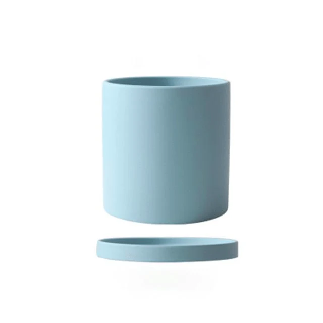 PLANTIVA – Elegant flowerpot made of ceramic with saucer - Image 17