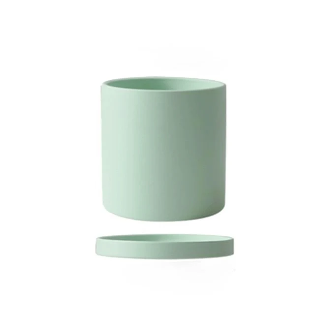 PLANTIVA – Elegant flowerpot made of ceramic with saucer - Image 18