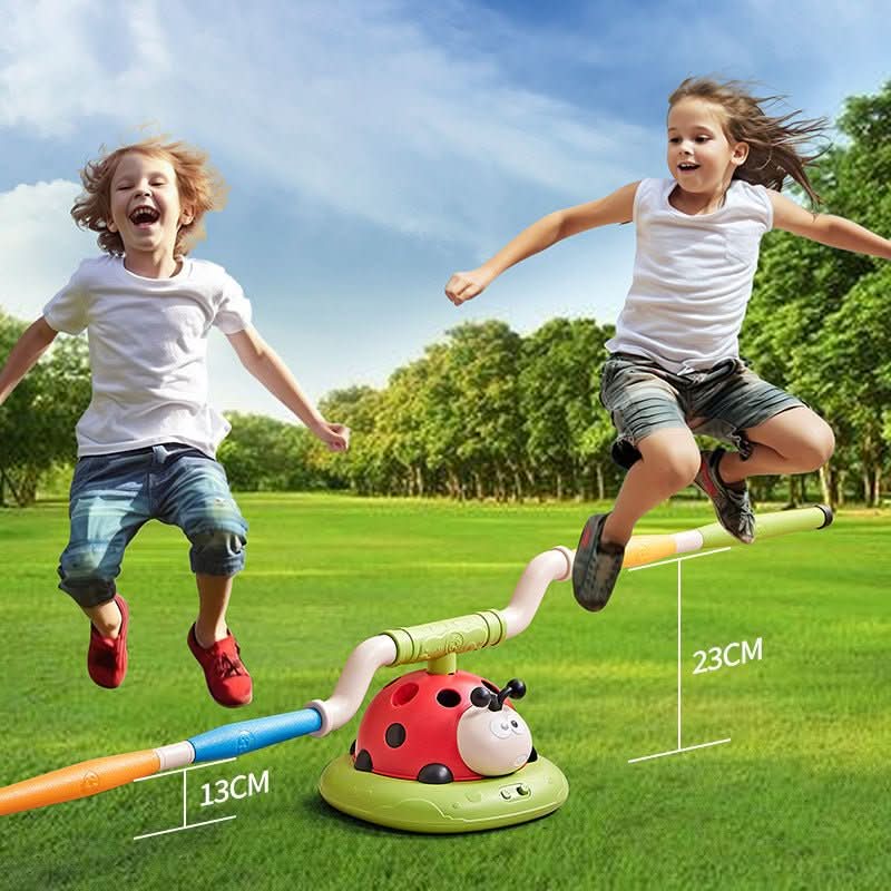 PlayMax - 3-in-1 activity set for children with rope skipping, ring toss and pedal rocket - Image 4