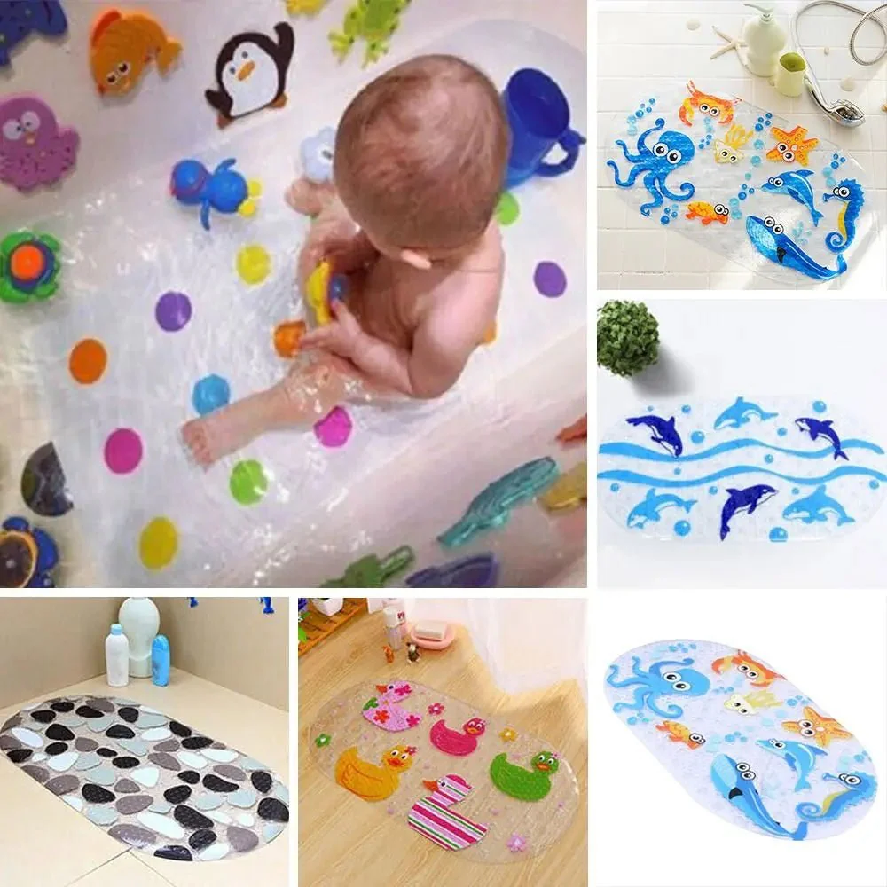 PLAYWAVE FUNDUCK – Colorful, Non-Slip PVC Bath Mat with Cartoon Designs for Children - Image 3