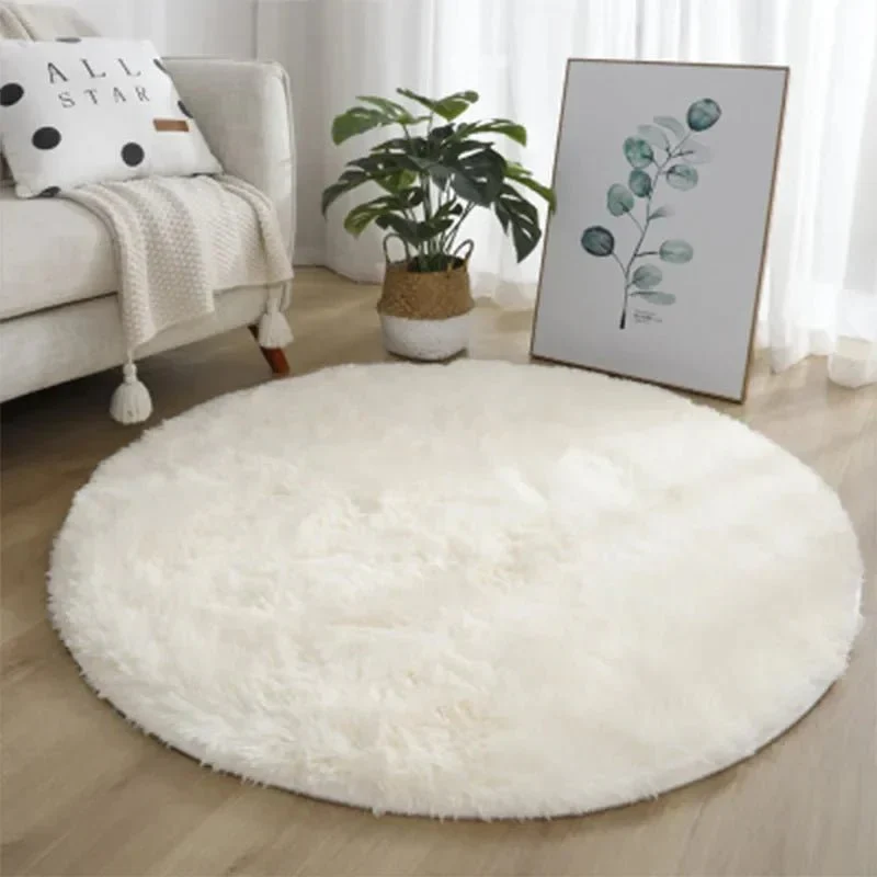 PLUSHIA – Ultra-soft round plush rug for cozy living spaces - Image 2