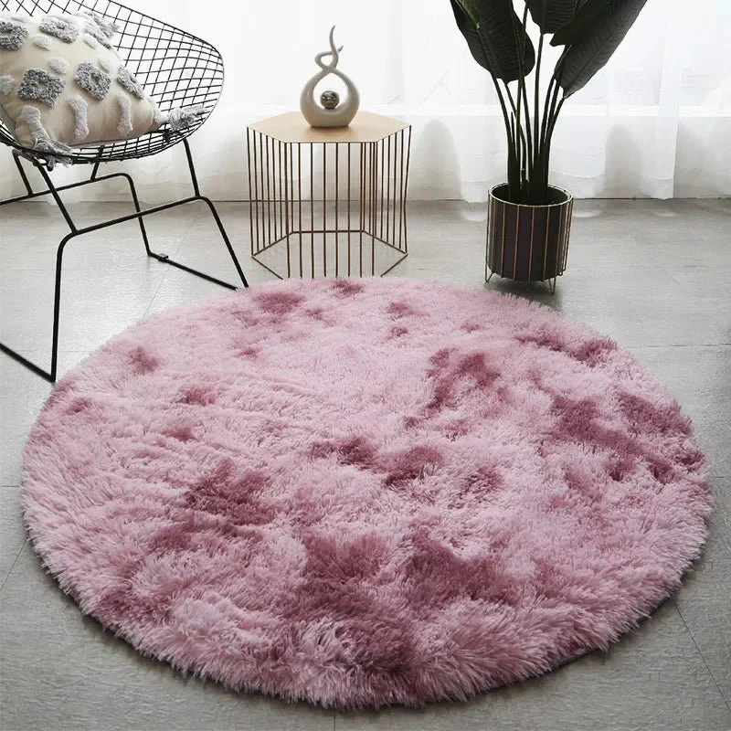 PLUSHIA – Ultra-soft round plush rug for cozy living spaces - Image 8
