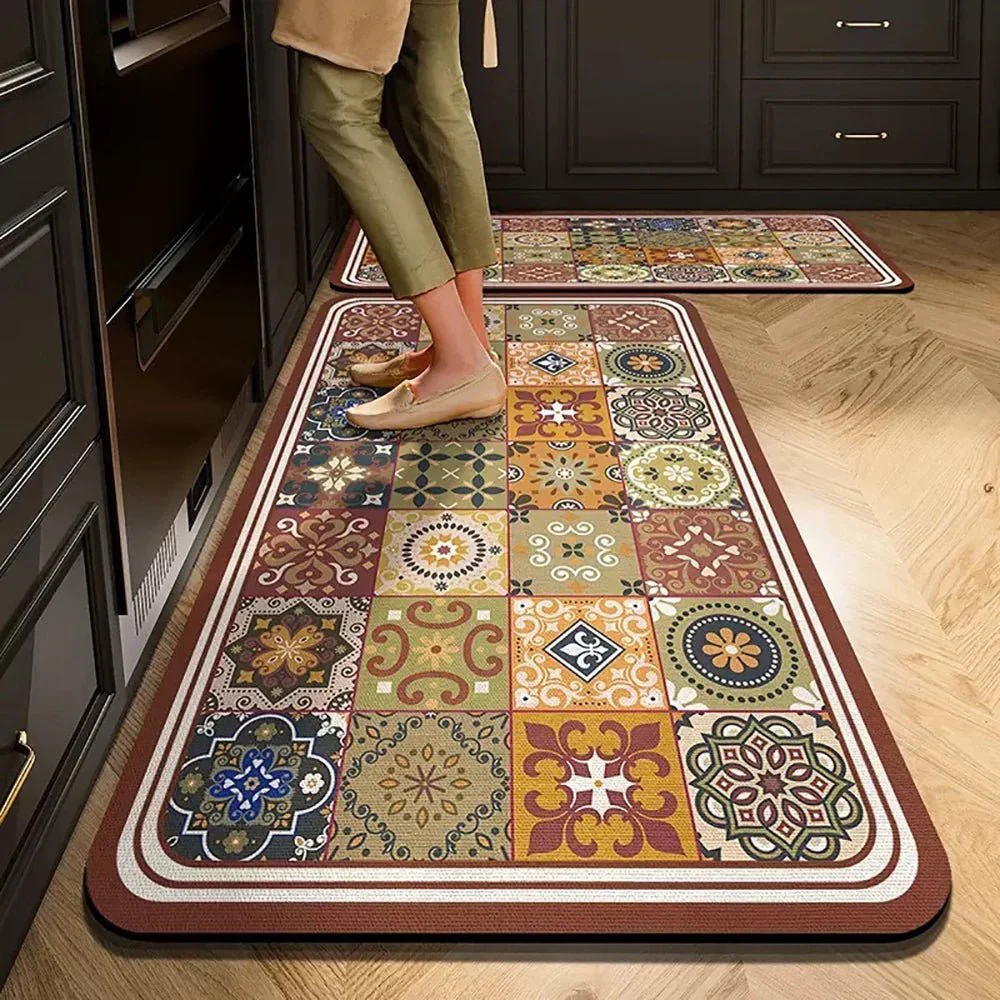 PLUSHLY SERVEMAT – Non-slip kitchen mat made of crystal velvet for elegant living comfort - Image 13