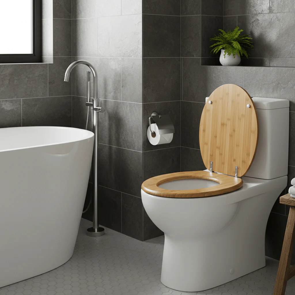PLYREST – Elegant plywood toilet seat with soft-close function - Image 3