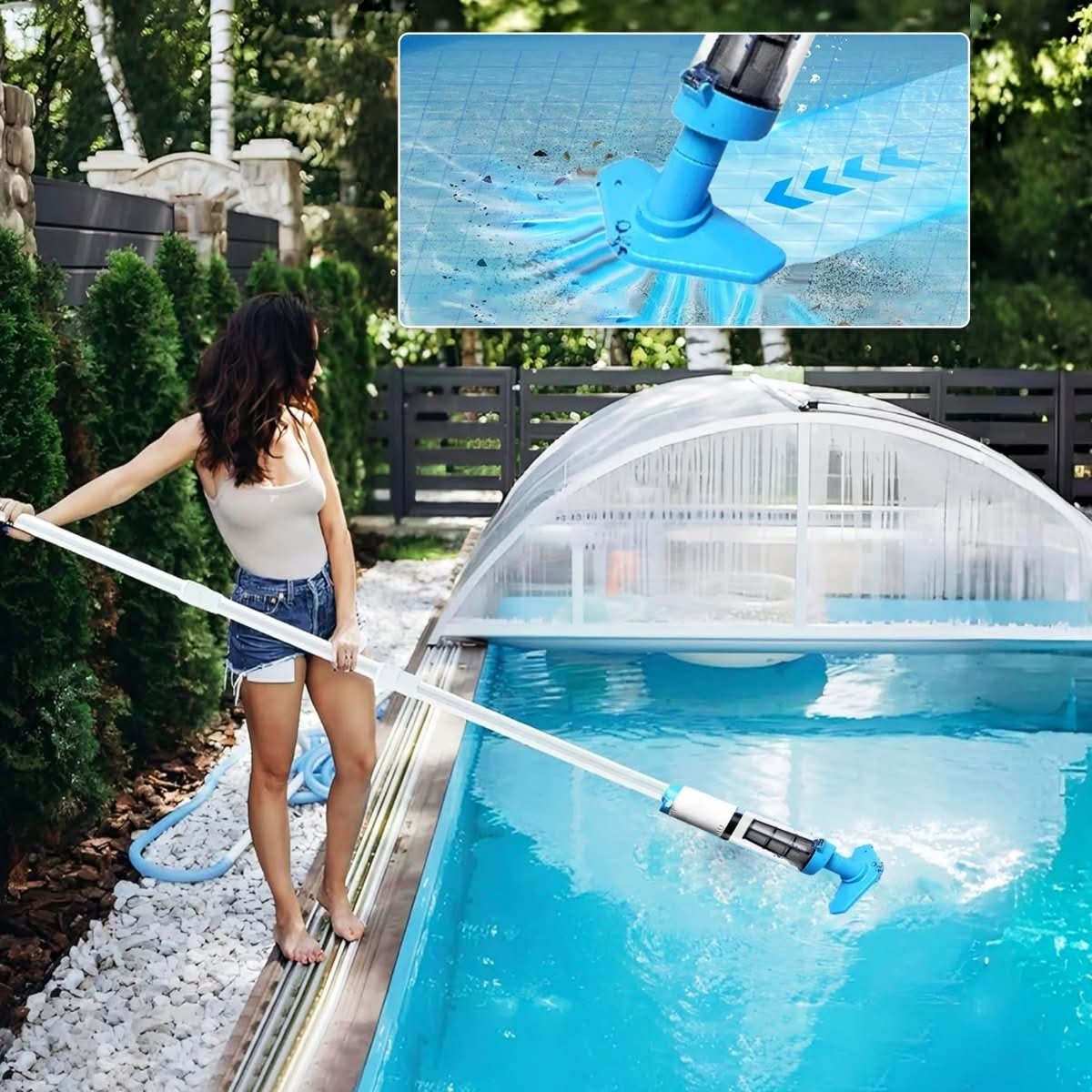 POOLIX – Cordless Pool Vacuum for Effortless Cleaning - Image 2