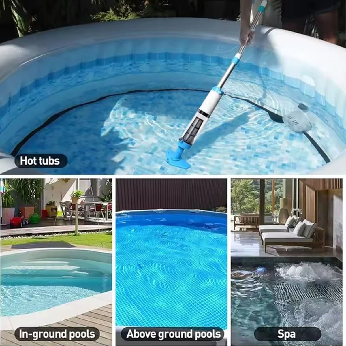 POOLIX – Cordless Pool Vacuum for Effortless Cleaning - Image 8