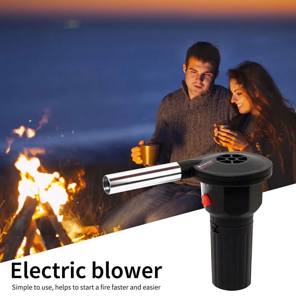 Portable Grill Blower - Portable aluminium fire bellows for quick lighting - Image 3