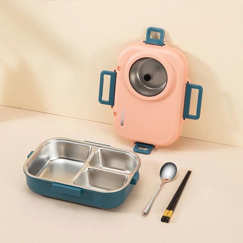PORTAFRESH – Stainless Steel Lunchbox with Leak-Proof Lid and 3-Compartment Divider System - Image 11