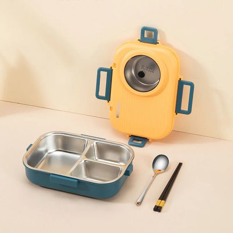 PORTAFRESH – Stainless Steel Lunchbox with Leak-Proof Lid and 3-Compartment Divider System - Image 12