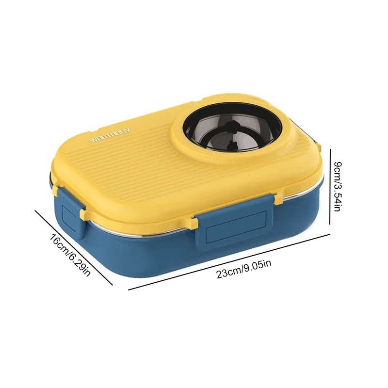 PORTAFRESH – Stainless Steel Lunchbox with Leak-Proof Lid and 3-Compartment Divider System - Image 8