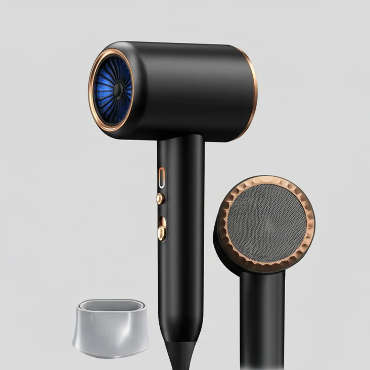 PowerGloss hairdryer 2400W - Ion technology & Stylish design for all hair types - Image 4