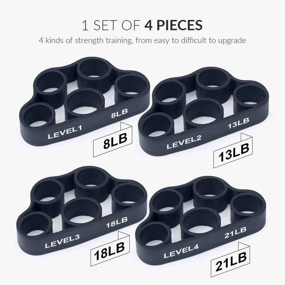 PowerGrip - set of 4 hand trainers for targeted finger and forearm strength - Image 4