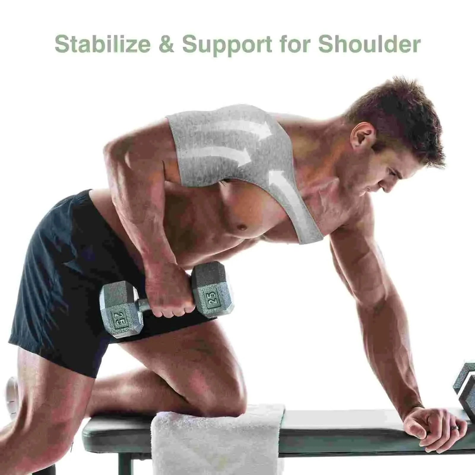 PowerPad – Adjustable Shoulder Support with Ergonomic Fitness Pads - Image 5