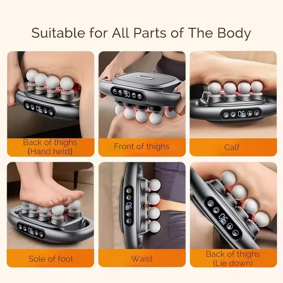PowerRelief 8 – Fascia Massage Gun with 8 Heads & 30 Intensity Levels - Image 5