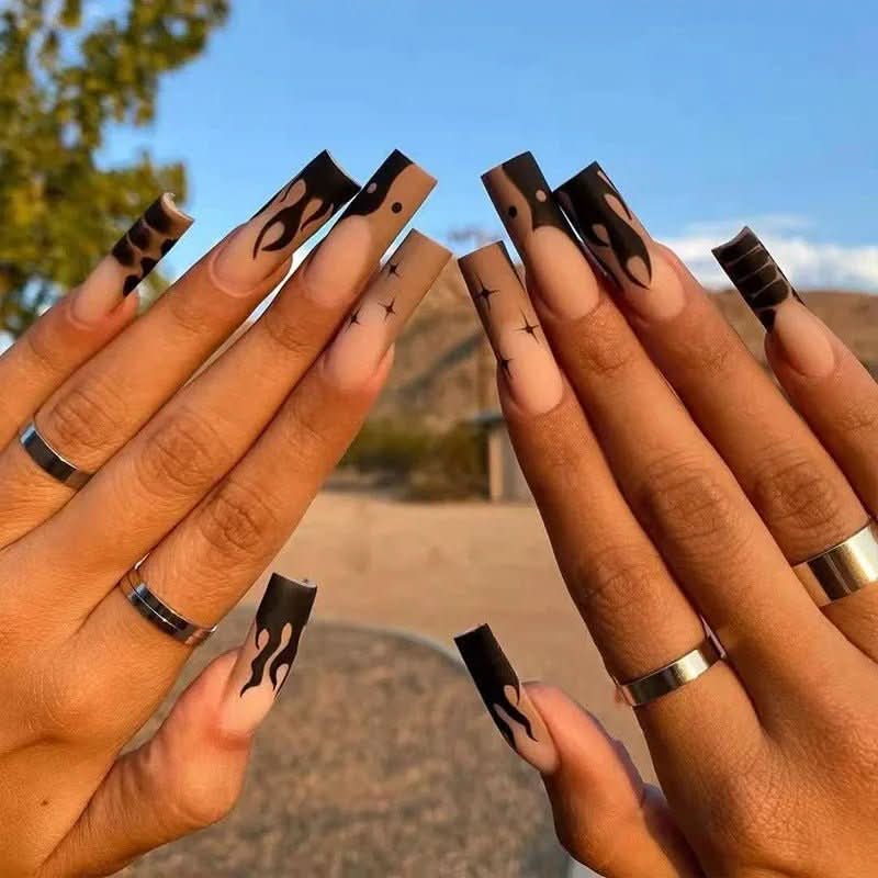 Presson Chic - 24 pieces pink nails with design | Quick to apply & elegant for any occasion - Image 4